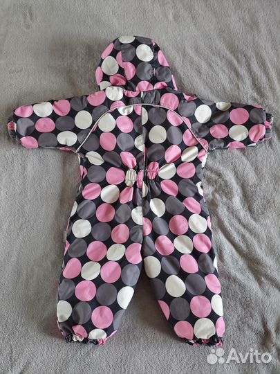 Зимний комбинезон для девочки crockid 74-80