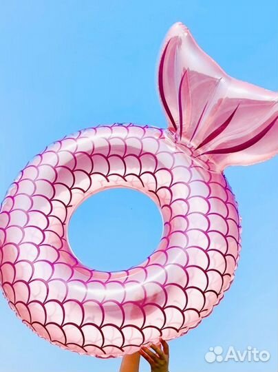 Надувной круг Русалка 110 см