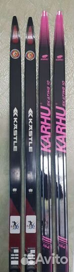 Лыжи беговые коньковые karhu volcan, kastle rx10