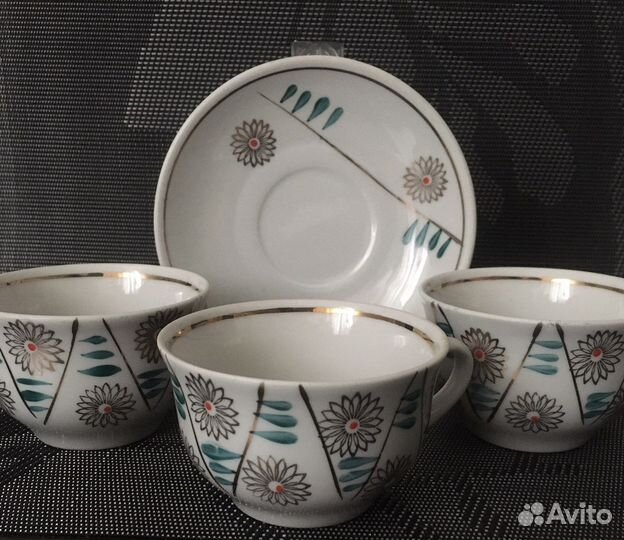 Сервиз кофейный СССР, кофейные, чайные пары