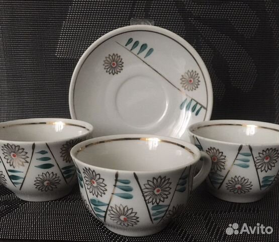 Сервиз кофейный СССР, кофейные, чайные пары