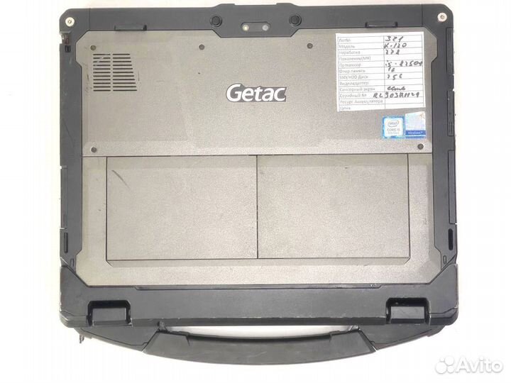 Защищенный ноутбук Getac K120