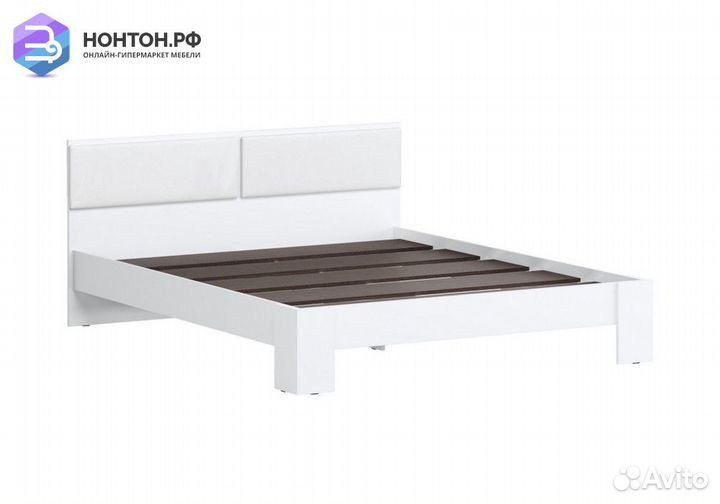 Кровать эва 1.6 м белая