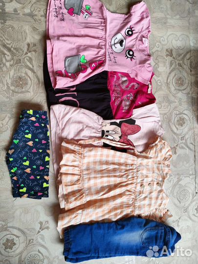 Вещи пакетом на девочку 92