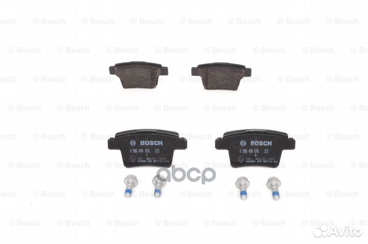 Колодки тормозные дисковые 0986494076 Bosch