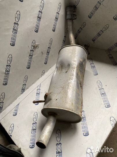 Глушитель peugeot 1007
