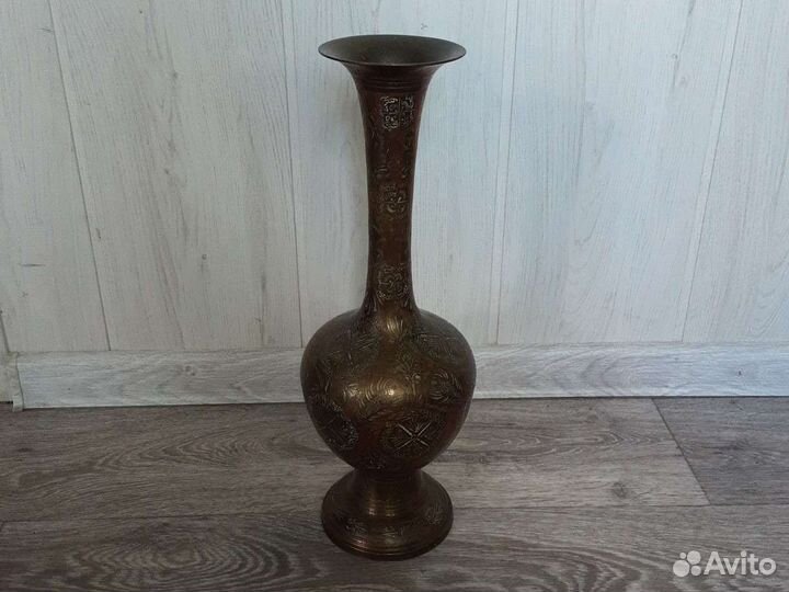 Ваза Индия латунь 70е гг Винтаж