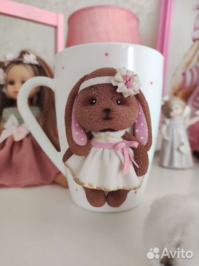 Декор кружек полимерной глиной