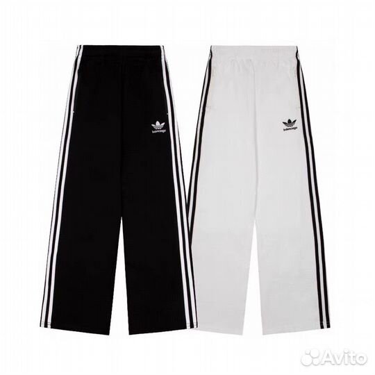 Штаны Adidas x Balenciaga широкие