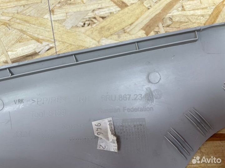 Обшивка стойки передняя правая Volkswagen Polo