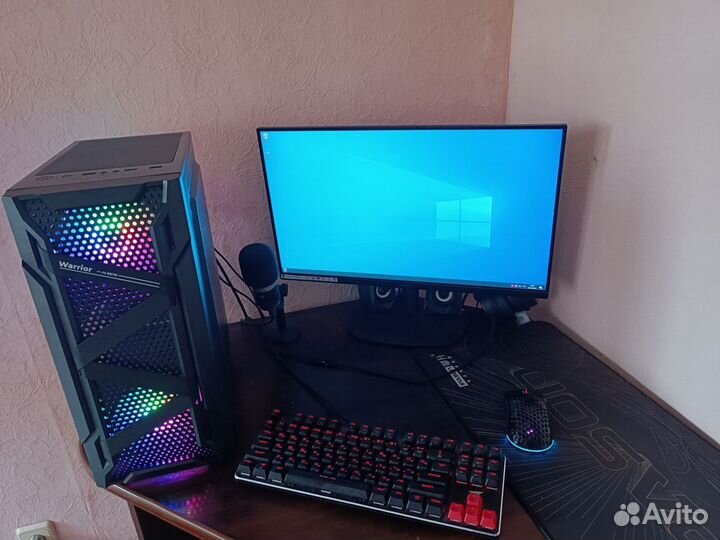 Игровой пк/I7 7700/10/20 ядер/RX 580/16GB/512GB