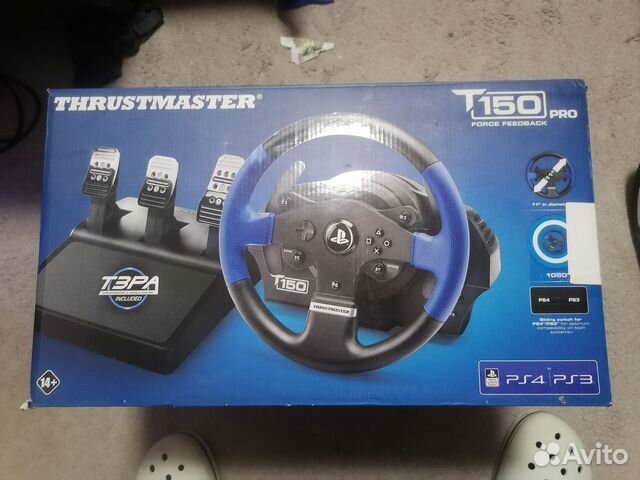 Thrustmaster t150 pro с педалями T3PA купить в ЛМС | Электроника | Авито
