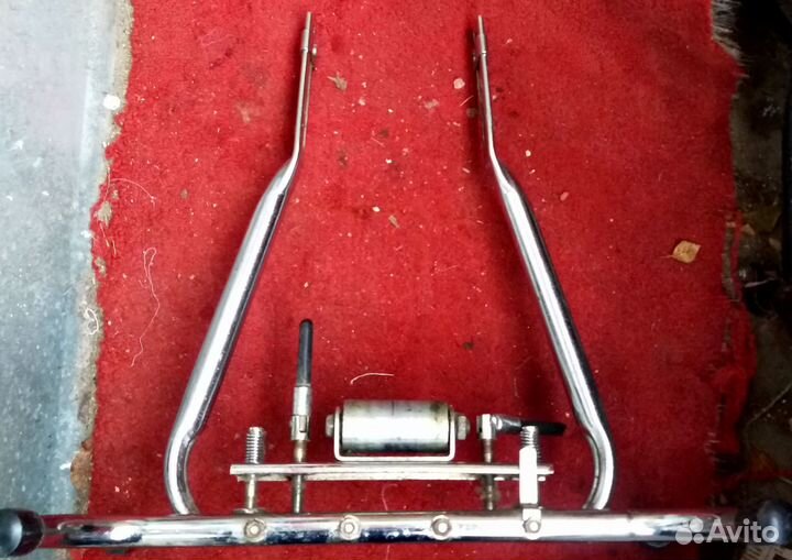 Велотренажер советский и подвес велосипеда