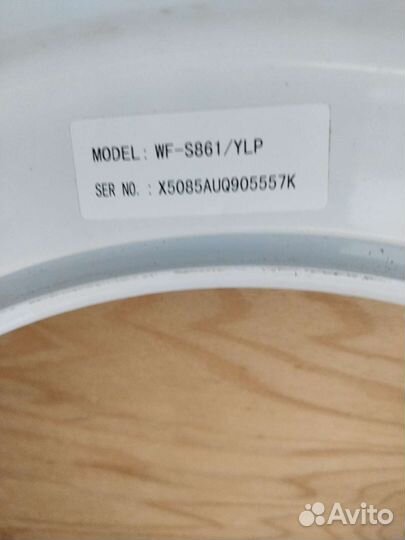 Передняя панель от стиральной машины Samsung