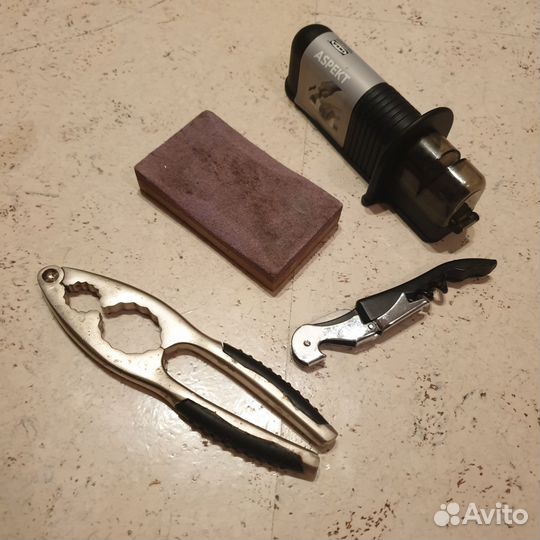 Открывашка, камень для ножей, ореходавка, точило