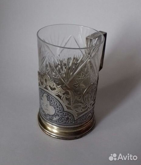 Серебряный советский подстаканник