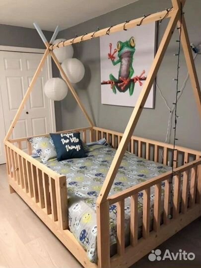 Детская кровать из бука от производителя