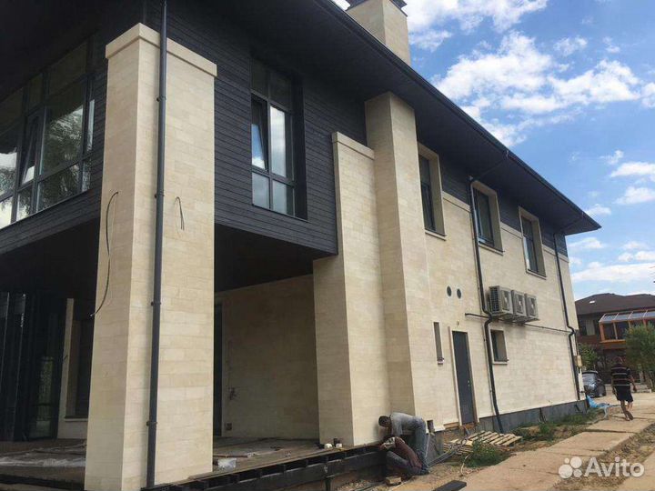 Облицовка дагестанским камнем