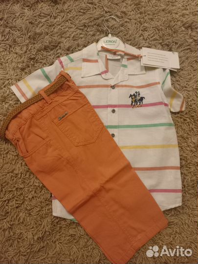 Комплект рубашка и шорты