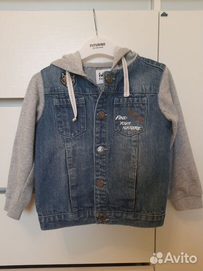 Джинсовая куртка для мальчика 104