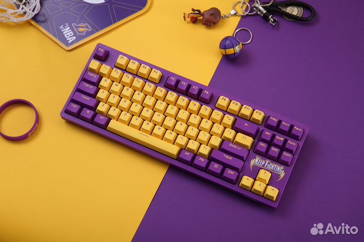 Механическая клавиатура Dareu A87 Violet Gold