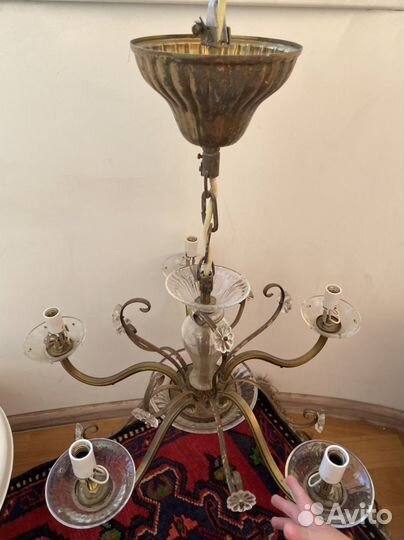 Хрустальная люстра СССР