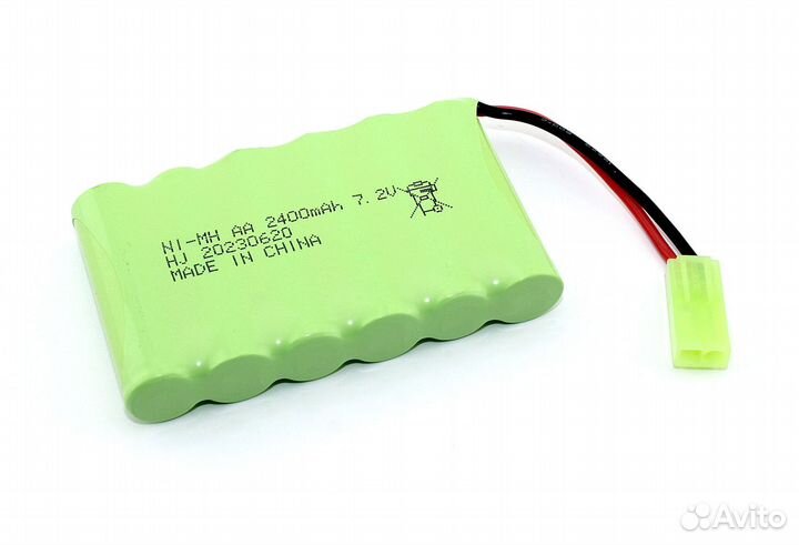 Аккумулятор Ni-Mh 7.2V 2400 mAh AA Flatpack Tamiya