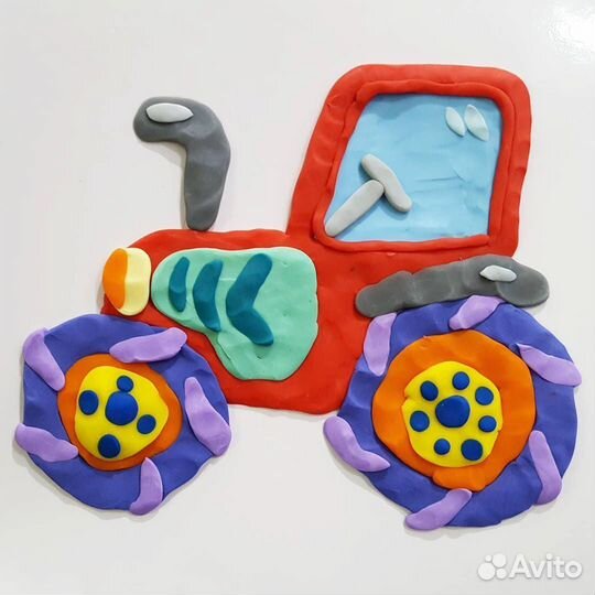 Групповой мастер класс для детей по лепке