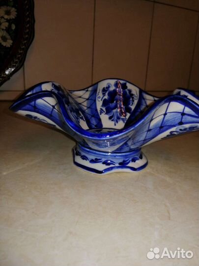 Вазочка гжель