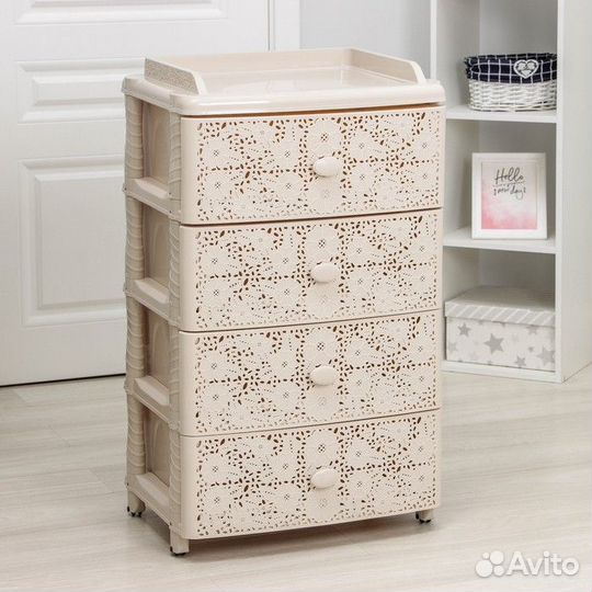 Комод широкий 4-х секционный «Лаура», цвет сл. кос