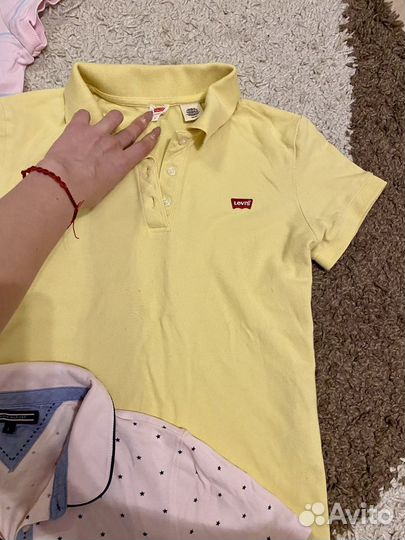 Поло футболки женские lacoste, levis