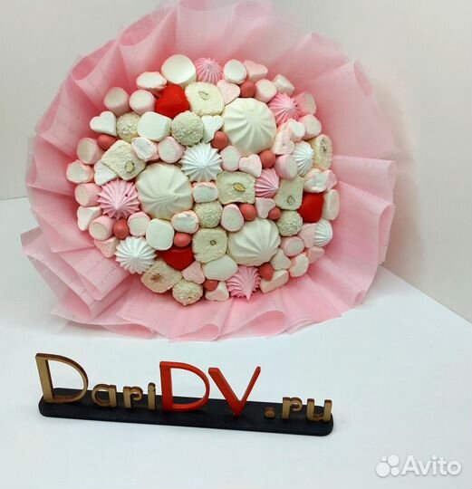 Букет зефирный с маршмеллоу арт. 3540 в Хабаровске