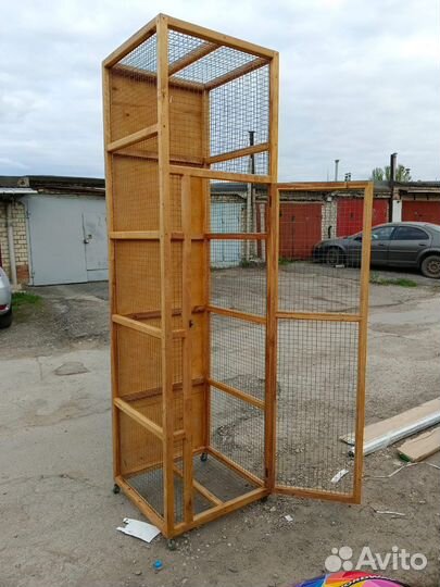 Клетка вольер для животных, птиц 70*70*250