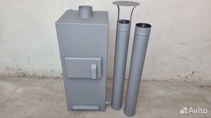 Печь для бассейна на дровах из нержавеющей стали