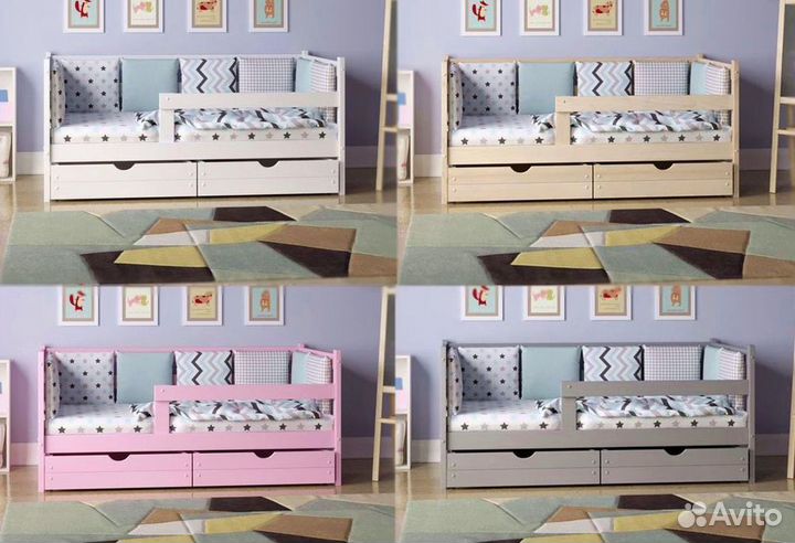 Детская кровать софа из массива