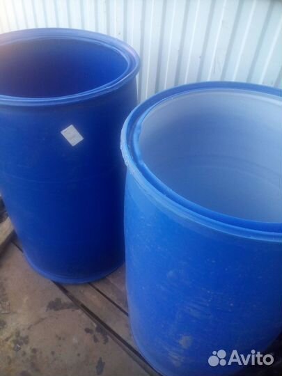 Боч б/у пласт,65л,160л,227л,230л и мет 100л,200л