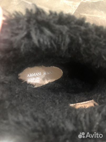 Armani jeans 40 р сапоги