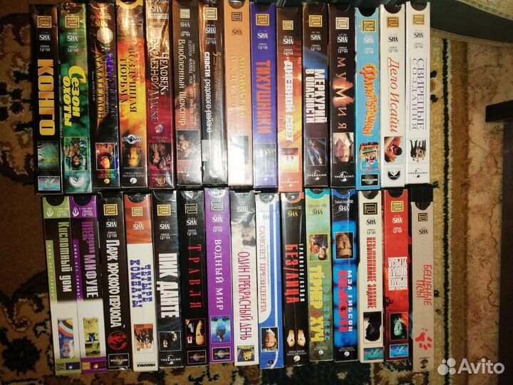 Видеокассеты vhs c фильмами