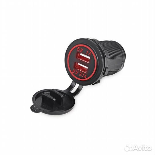 Разъем врезной зарядка 2 USB