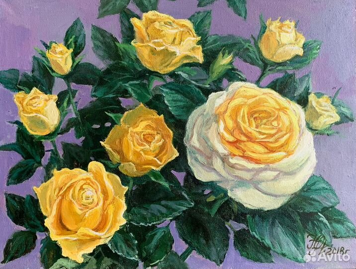 Картина маслом на холсте 