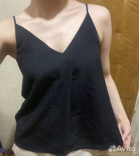 Черная летняя майка