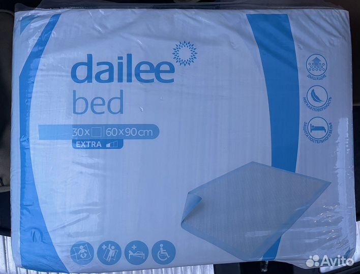 Dailee bed extra пеленки одноразовые