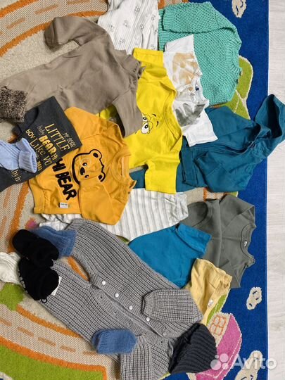 Вещи пакетом для пальчика 56-68