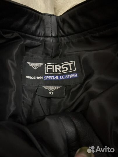 Кожаные брюки женские-48 размер