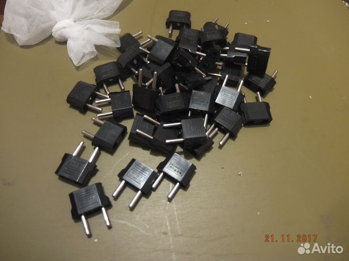 Переходник с Китайской Американской вилки на Евро