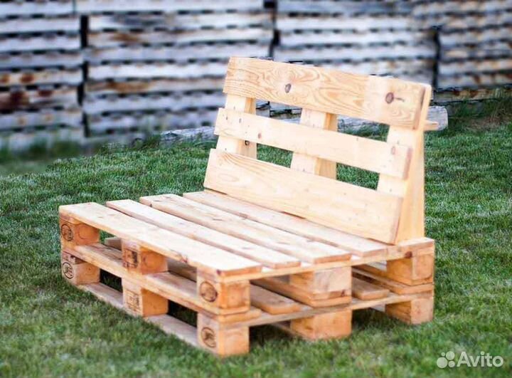Столы и лавочки из поддонов