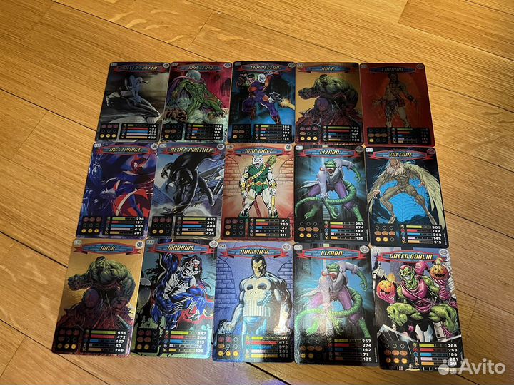 Карточки Человек Паук Герои и Злодеи