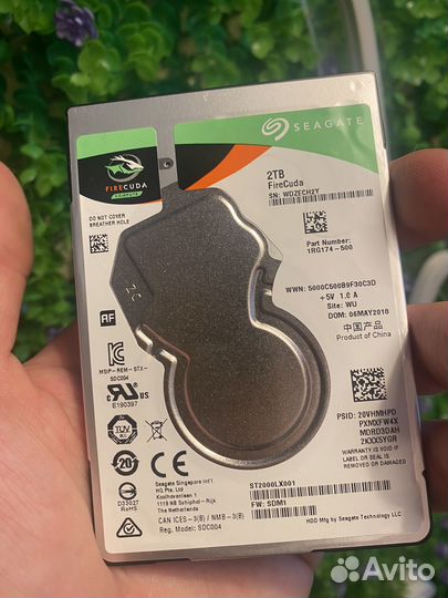 Жесткий диск seagate Firecuda ST2000LX001