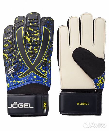 Перчатки вратарские Jögel ONE Wizard AL3 Flat, чер