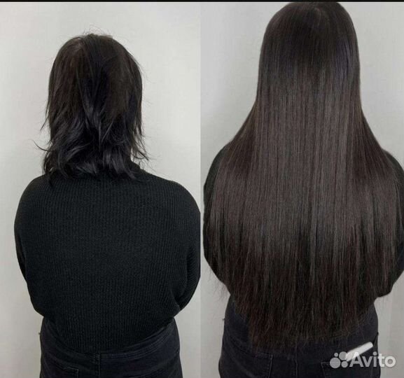 Наращивание волос на дому